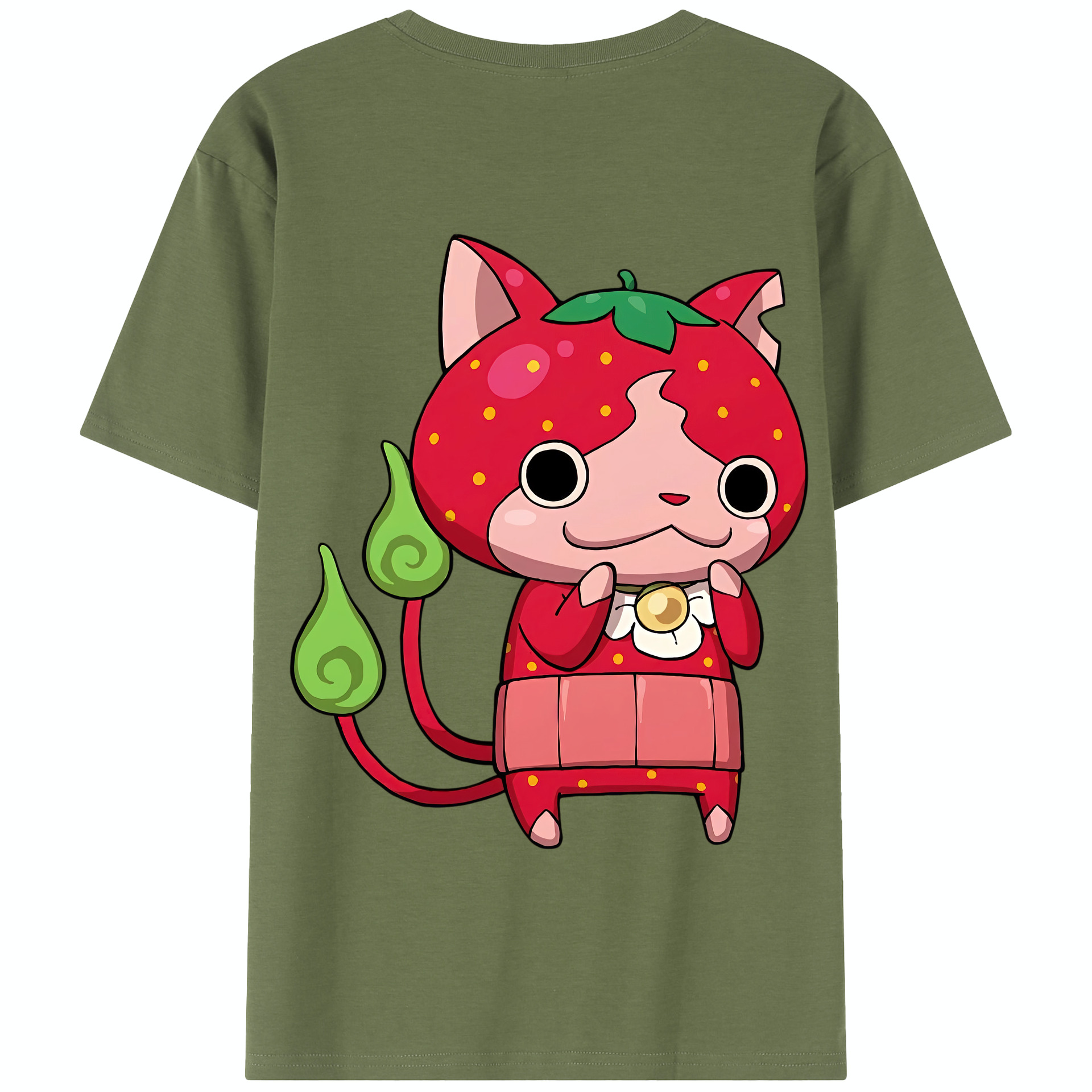 （画像用） 妖怪ウォッチ Yo-kai Watch 綿100％半袖Tシャツ（背面プリント）